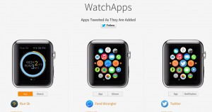 liste applis apple watch et demos